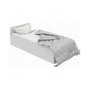 Laminált ágy ágyrács nélkül, fehér, 90x200 cm