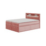 Kárpitozott ágy PRADA 140x200 cm Lazac színű