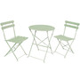 Orion erkélygarnitúra, asztal + 2 szék, zöld.