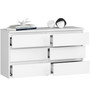 Komoda CL100 6SZ - bílá - galéria #2