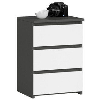 CL3/40 komód – grafit/fehér.