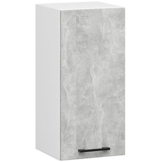 OLIVIA W30 H580 konyhaszekrény – fehér / beton színben