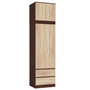 S60 2D 2SZ CLP ruhásszekrény felépítménnyel – wenge / sonoma tölgy színben - galéria #1
