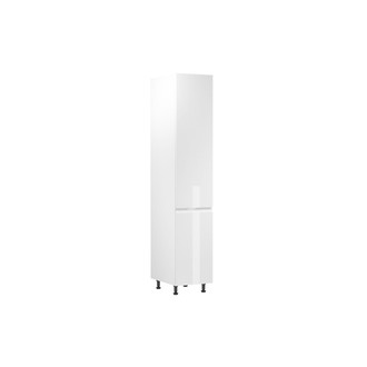 ASPEN D40SP-P/L alsó konyhaszekrény – fehér / fehér