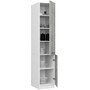 Kuchyňská skříňka OLIVIA S 40/205 cm - bílá/beton - galéria #1